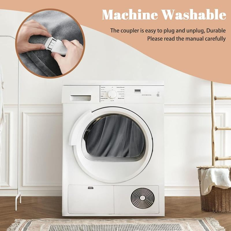 Experience Ultimate Comfort with the Homemate Heated Electric Throw – 10 Heat Levels, Auto-Off Timer, and Over-Heat Protection for Cozy Winter Nights